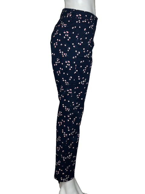 Pantalón Tommy Hilfiger Floral Azul-Talla 6