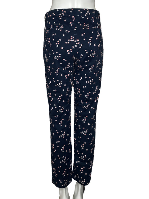 Pantalón Tommy Hilfiger Floral Azul-Talla 6