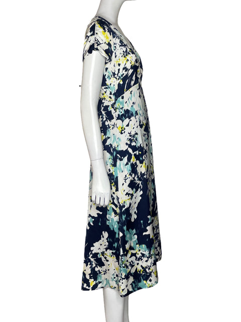 Vestido Banana Republic Estampado Azul - Talla XS