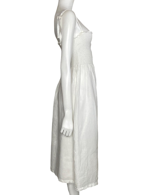 Vestido Gap Tirantes Midi Blanco-Talla S