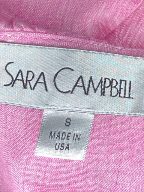 Blusa Sara Campbell Bordado Rosado-Talla S