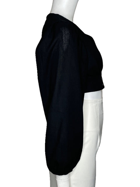 Top Oh,Boy! Manga Larga Negro-Talla P