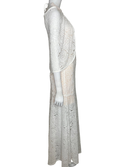 Vestido Tesoro TPS Halter Blanco - Talla M