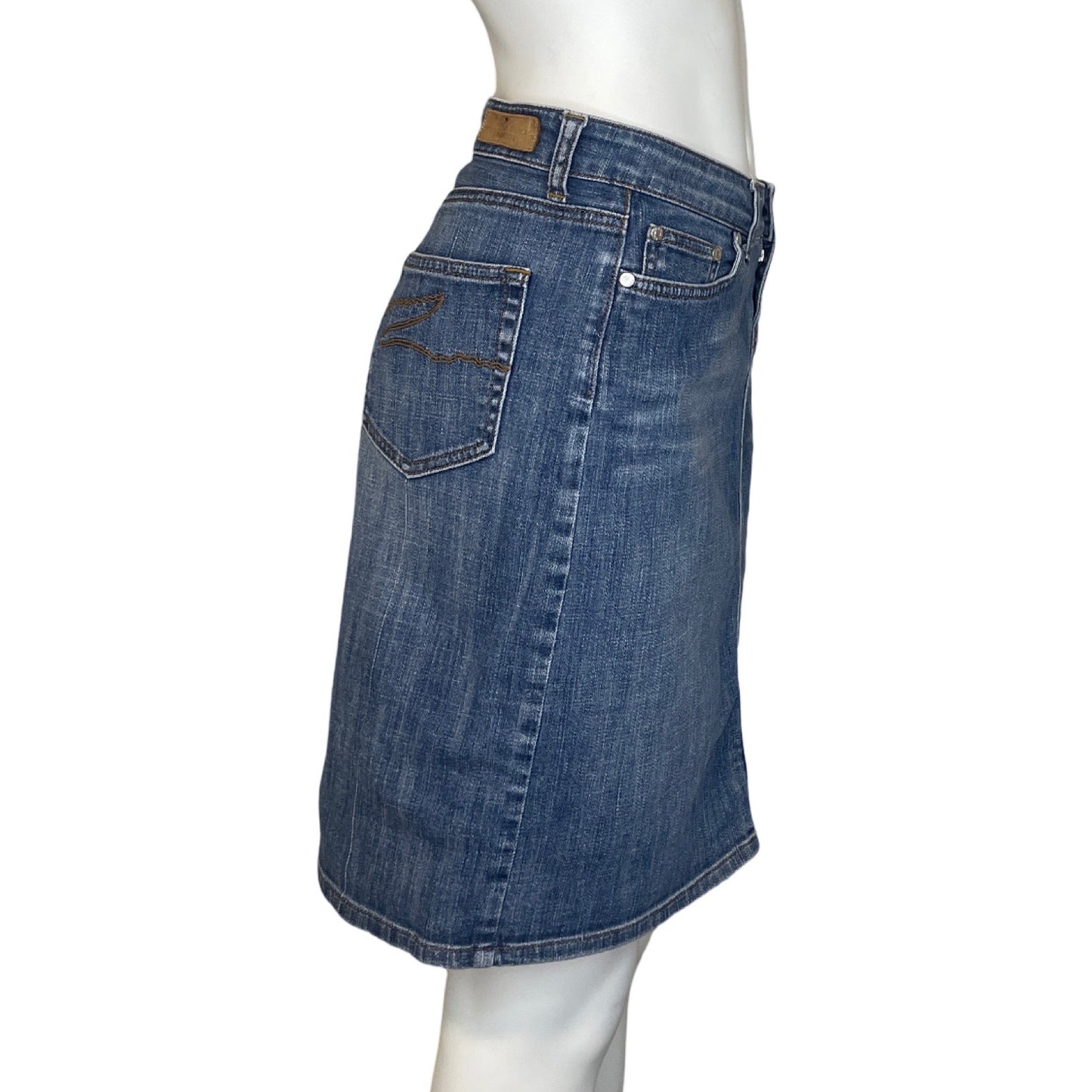 Falda Lacoste Jeans Azul Talla-38