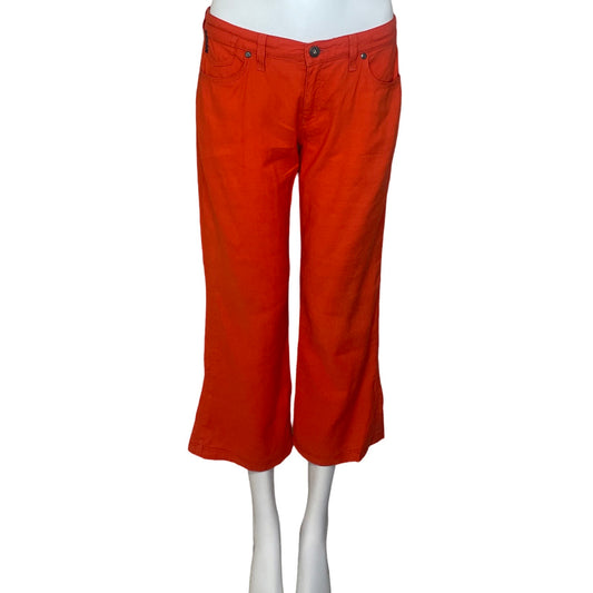 Pantalon Armani Liso Naranja Talla-28