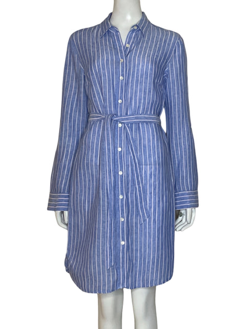 Vestido Ann Taylor Camisero Azul- Talla S