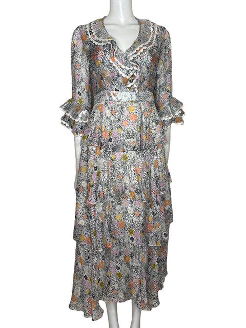Vestido CELIA Vuelos Blanco - Talla S