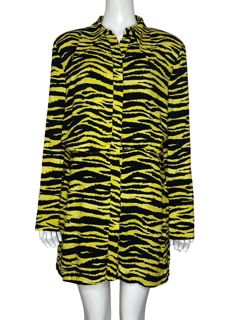 Vestido MNG Amarillo Manga Larga-Talla S