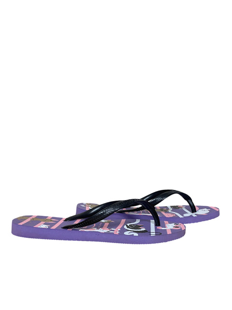 Calzado Havaianas Gatitos Morado-Talla 33