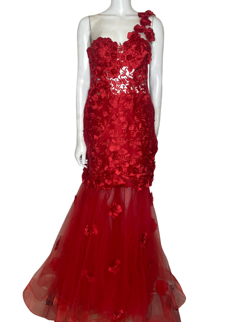 Vestido Love Lola Flores Rojo - Talla 12