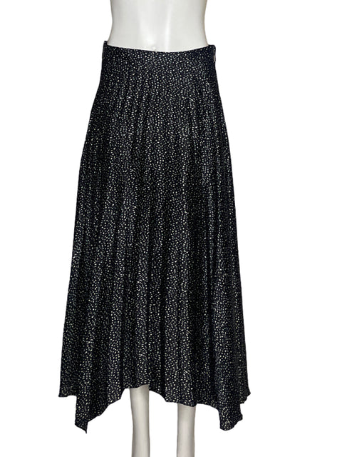 Falda Zara Midi Bolas Negro - Talla S