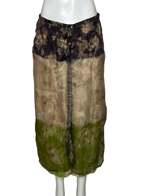 Falda Zara Forro Doublure Chocolate-Talla M