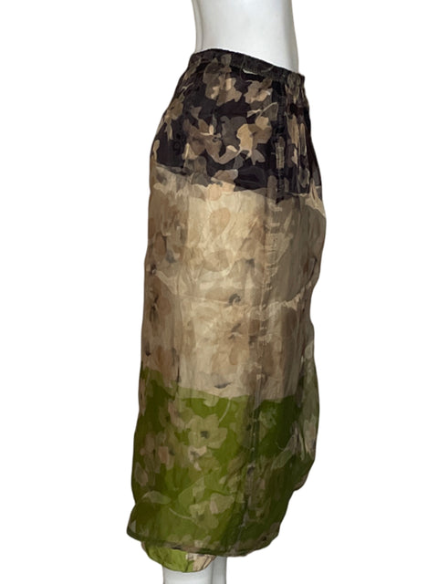 Falda Zara Forro Doublure Chocolate-Talla M