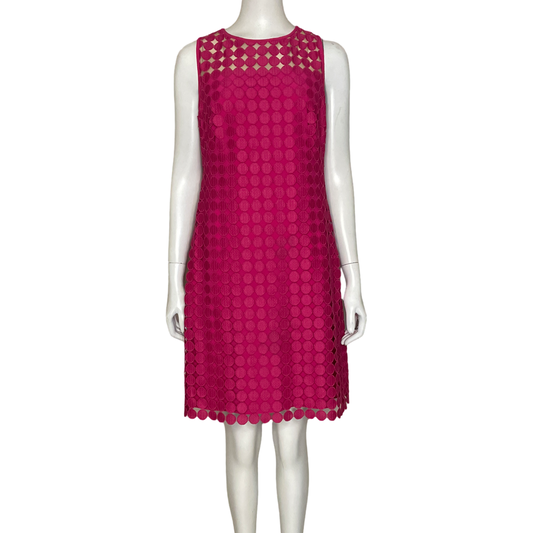 Vestido Ralph Lauren Encaje Redondo Rosado-Talla 10