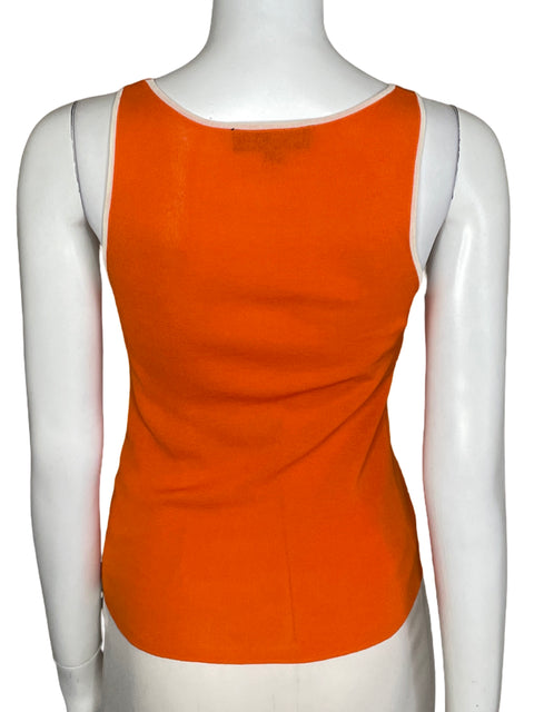 Tank Top Zara Naranja-Talla S