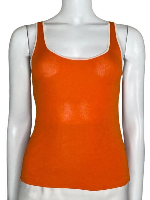 Tank Top Zara Naranja-Talla S