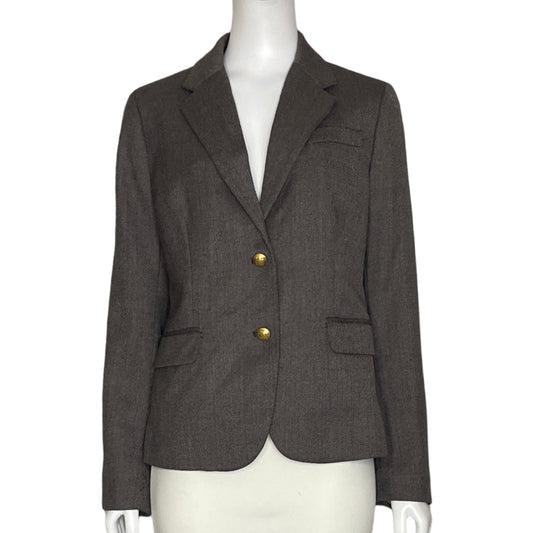Blazer J.crew Botones Marron-Talla 10