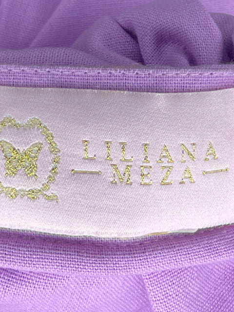 Vestido Liliana Meza Largo Lila-Talla S