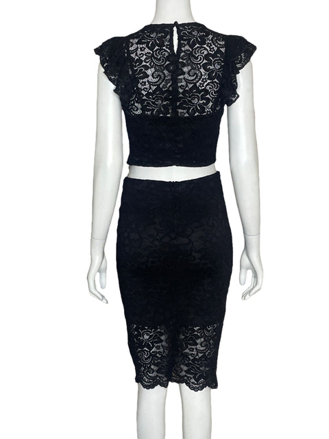 Set Studio F Encaje Negro-Talla S