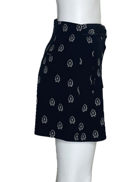 Short Zara Boton Cinturon Negro-Talla XS