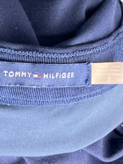 Falda Tommy Hilfiger Plizada Azul-Talla S