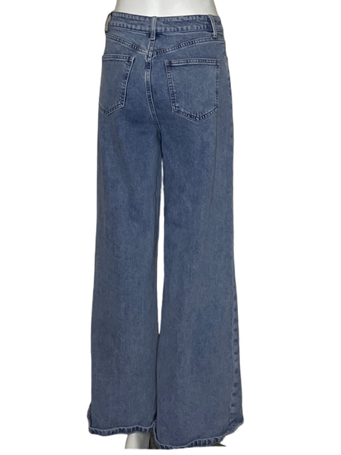 Jeans Oraije Wide Leg Azul-Talla S