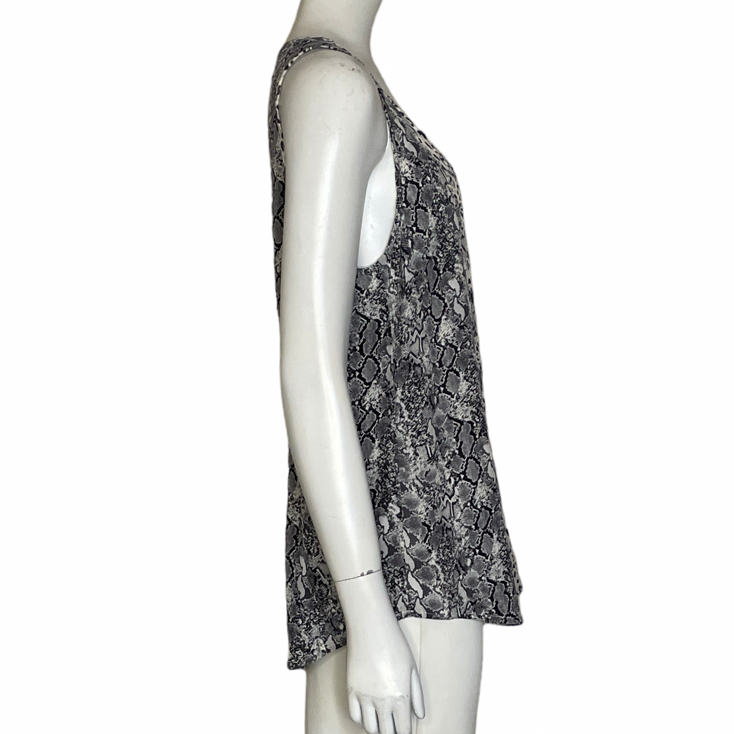 Blusa Joìe Sin Mangas Animal Print Gris-Talla M