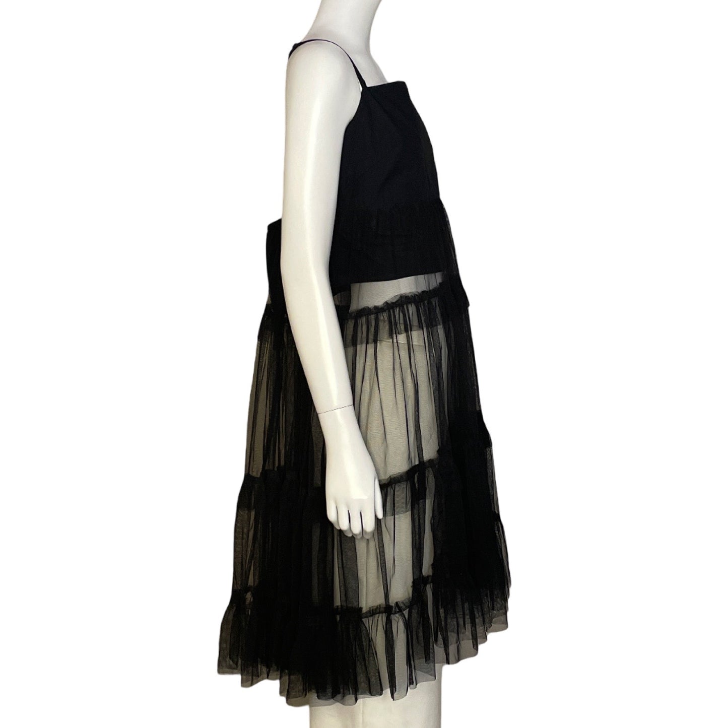 Vestido Maeve Transparencia Negro-Talla L