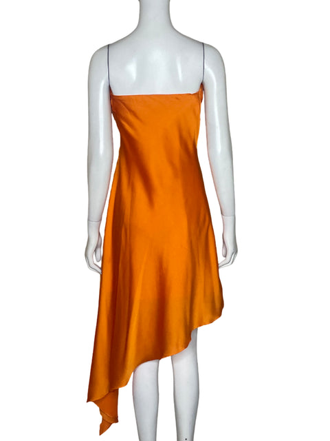 Vestido Hutch Strapless Naranja - Talla M