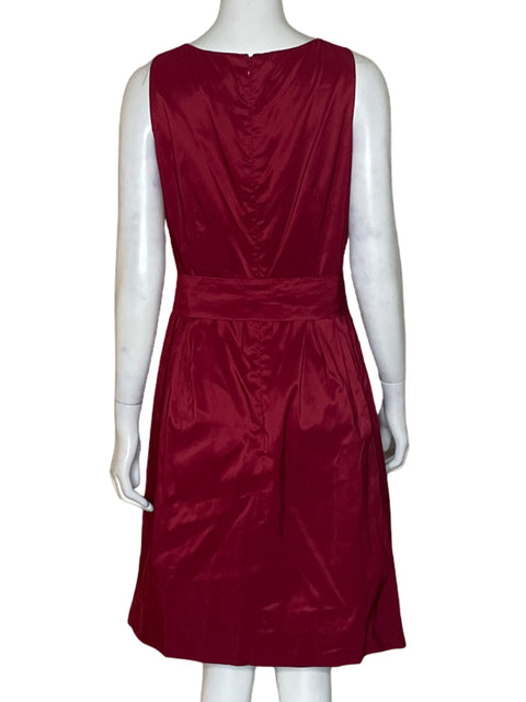 Vestido Eccoci Corte Recto Rojo-Talla S