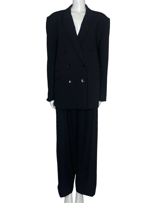 Set Zara Blazer + Pantalón Negro - Talla XL