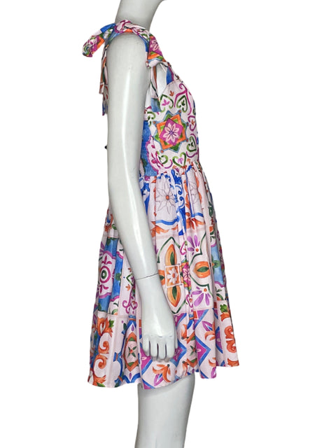 Vestido Tesoro TPS Flores Rosado - Talla S