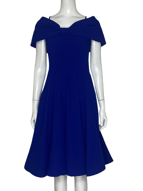 Vestido Arsi Mini Lazo Azul - Talla S