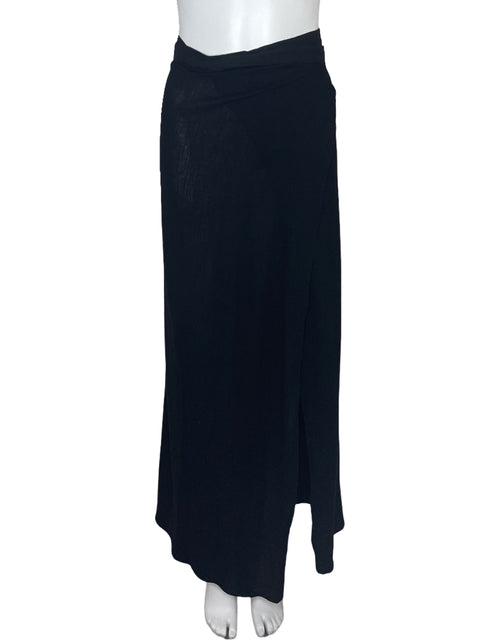 Falda Nasty Gal Pareo Negro-Talla 6