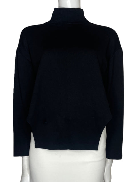 Blusa Zara Mangas Larga Negro - Talla M