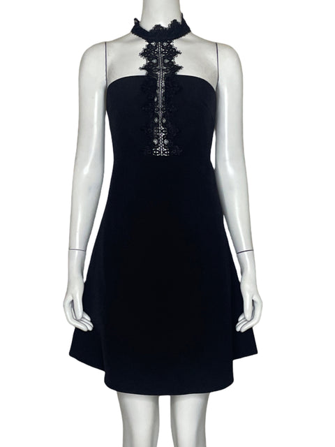 Vestido Minuet Halter Negro - Talla S