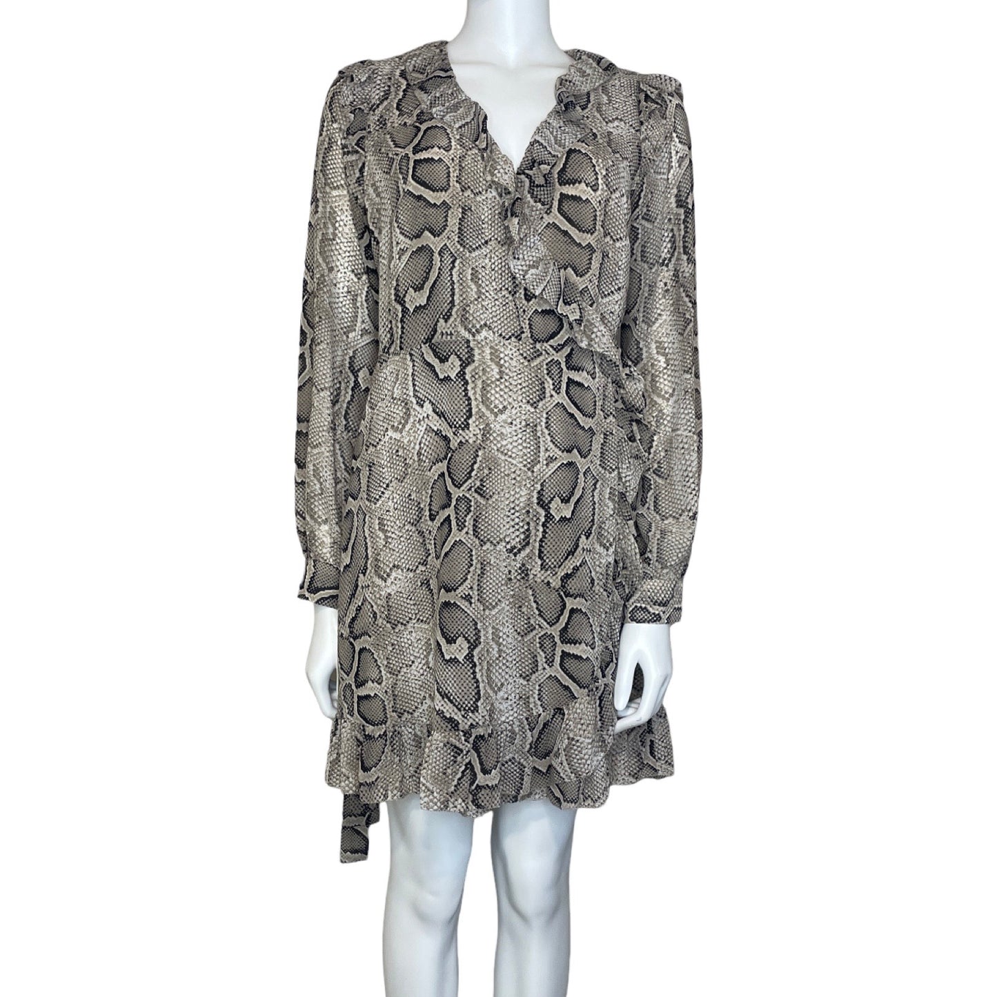 Vestido Michael Kors Animal Print Marron-Talla M