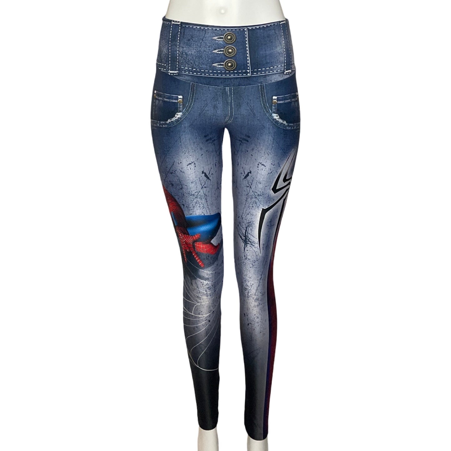 Pantalón Drivefit Deportivo Spiderman Azul - Talla U