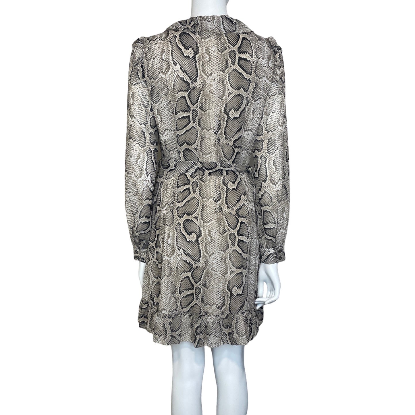 Vestido Michael Kors Animal Print Marron-Talla M