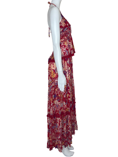 Set Free People Falda+Top Rojo-Talla M