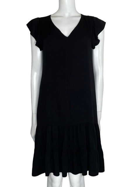 Vestido Pomelo Mini Fluido Negro-Talla M