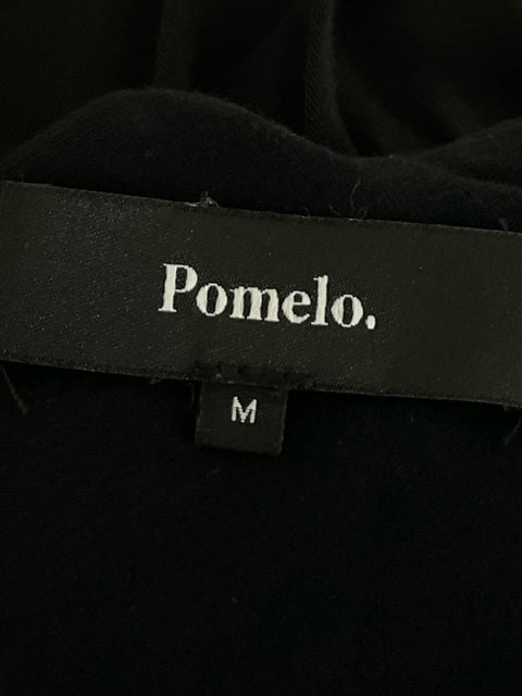 Vestido Pomelo Mini Fluido Negro-Talla M