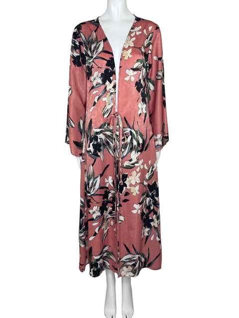 Cardigan Tesoro TPS Floral Rosado-Talla U