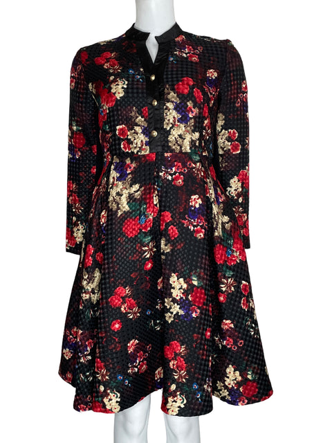 Vestido Tesoro TPS Midi Media Manga Negro-Talla L