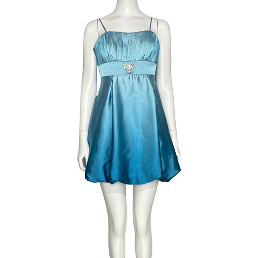 Vestido Fanny Fashion Satinado Globo-Talla M