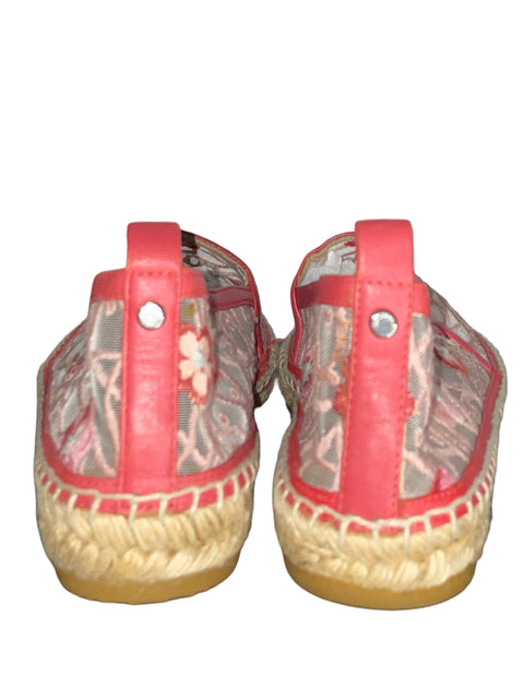 * Espadrillas Longchamp Bordado Rosado-Talla 38