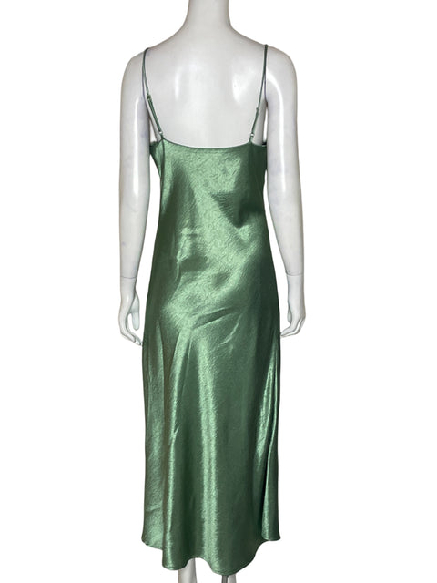 Vestido Double Zero Liso Verde-Talla M