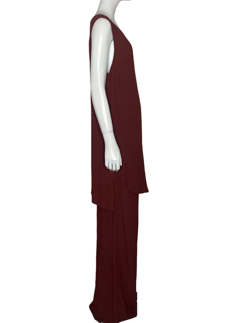 Set Yerse Blusa + Pantalón Marrón - Talla L