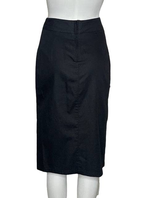 Falda Carlo Carrizosa Bolsillos Negro-Talla XS