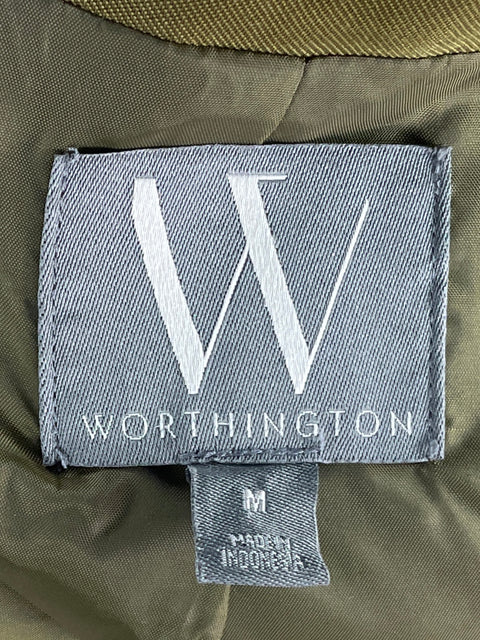 Chaleco Worthington Maxi Verde-Talla M